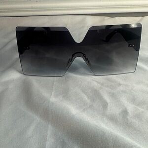 Oversized Black Sunglasses